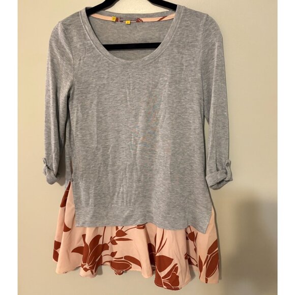 Anthropologie Little Yellow Button Tunic - Picture 1 of 5